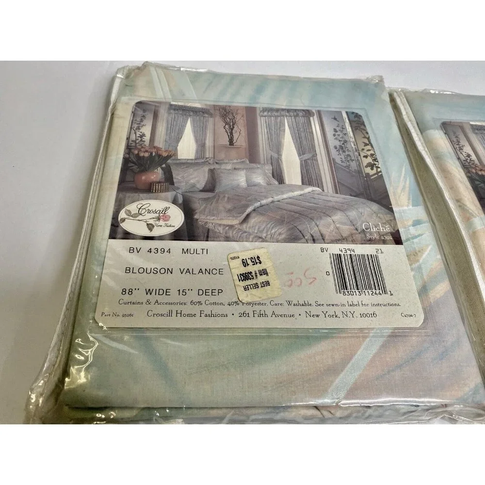 Croscill Home Fashions Blouson‎ Valance 88” Wide x 15
